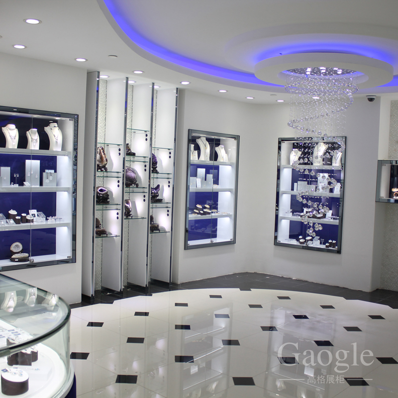 泊萊泊藍(lán)飾品展柜