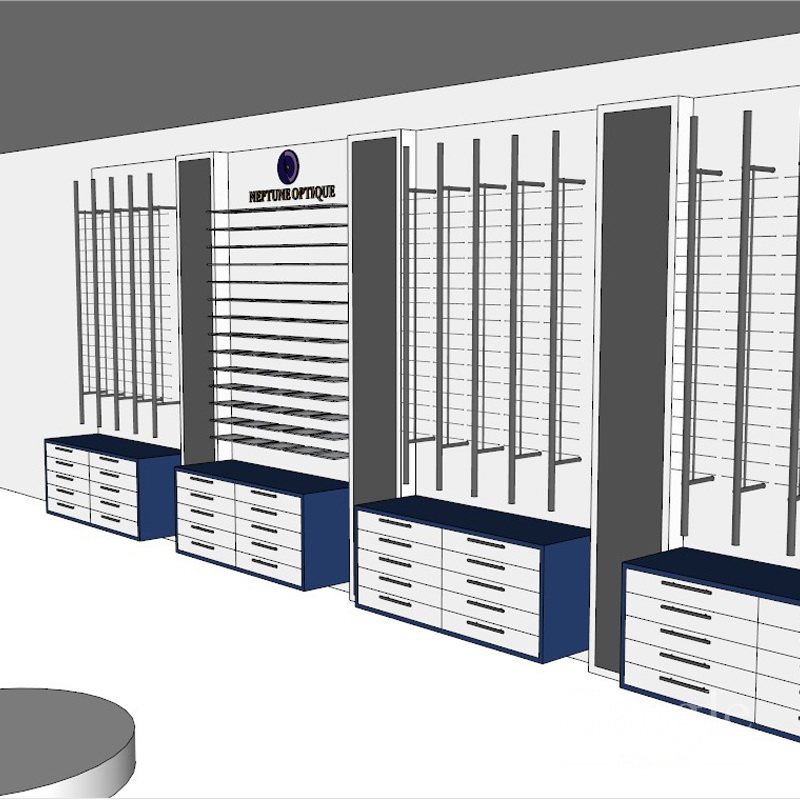 出口非洲眼鏡展柜