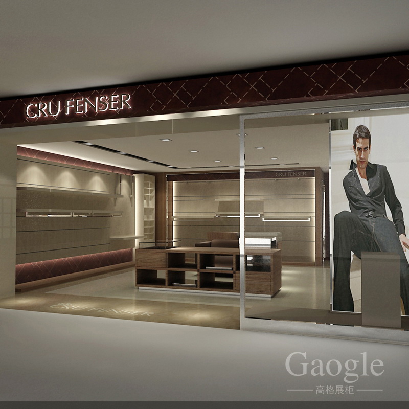 CRUFENSER男裝展柜