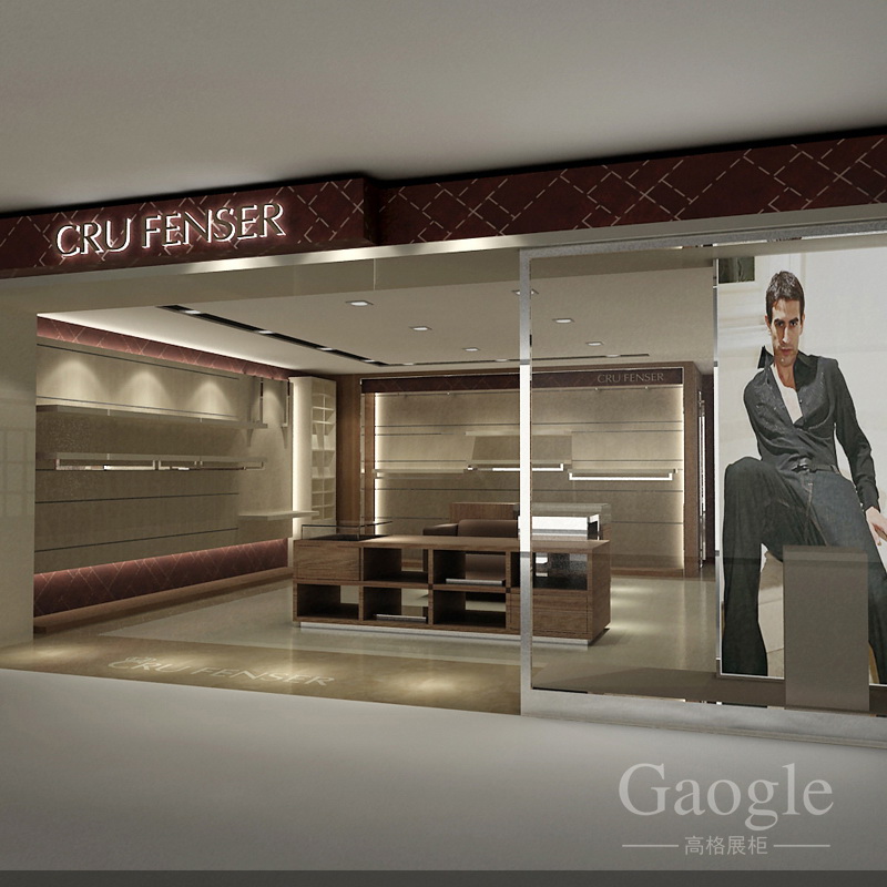 CRUFENSER男裝展柜