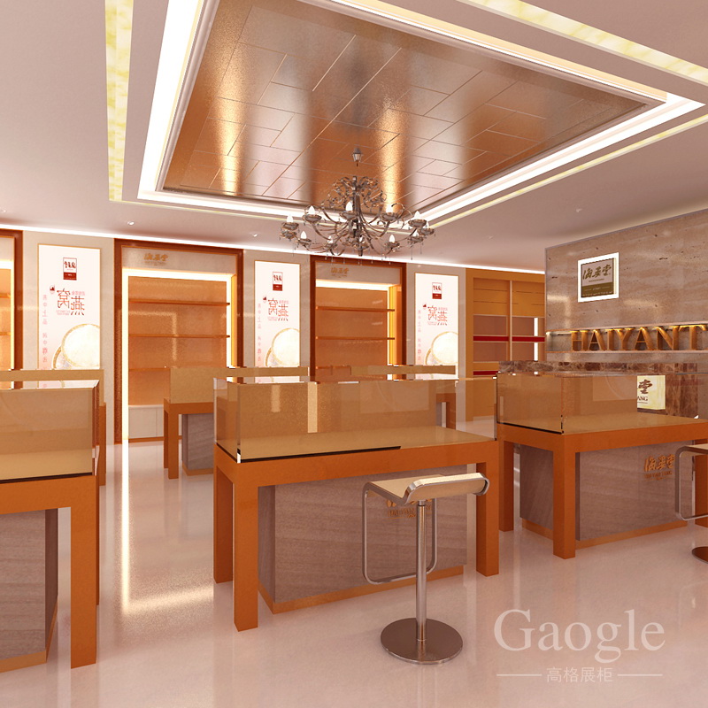海晏堂保健品展柜