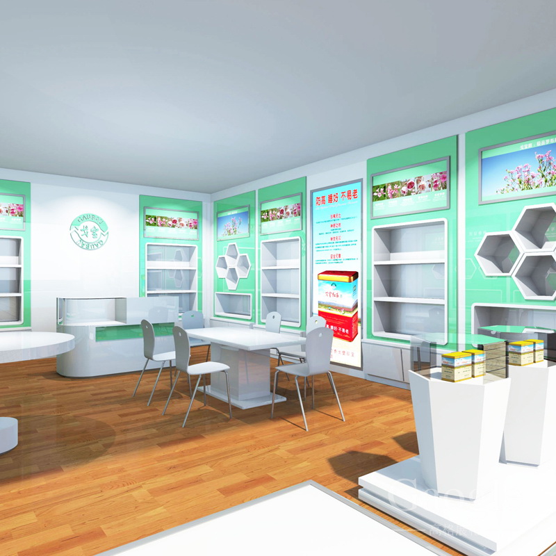 戈寶保健品展柜