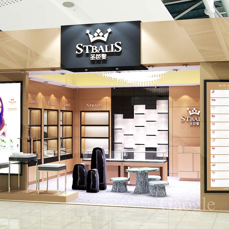 圣芭黎珠寶展柜