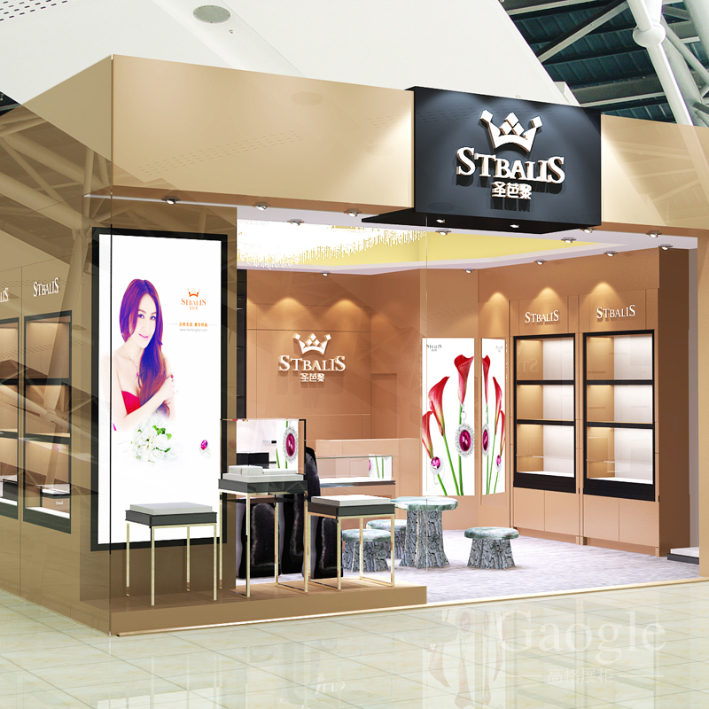 圣芭黎珠寶展柜