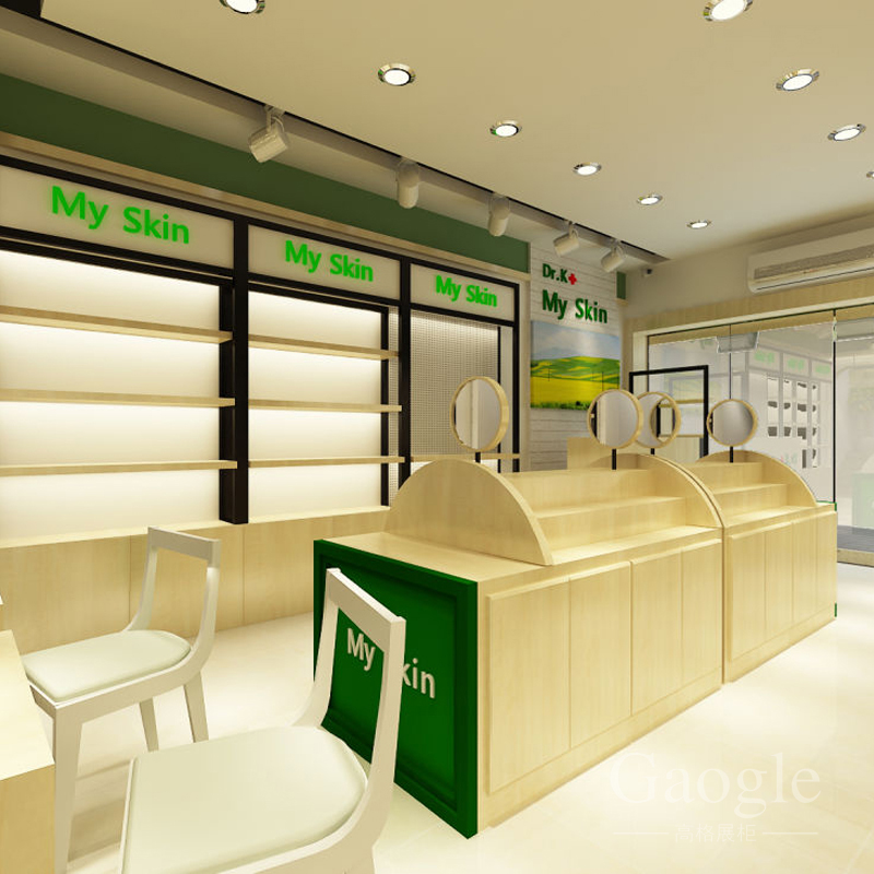 韓國純自然化妝品展柜