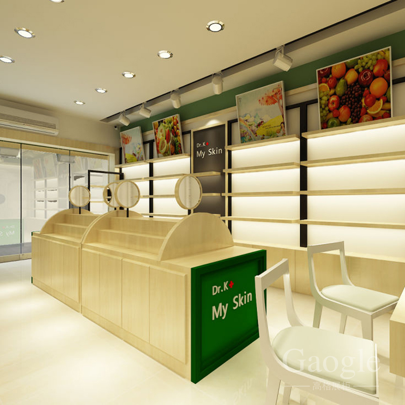 韓國純自然化妝品展柜