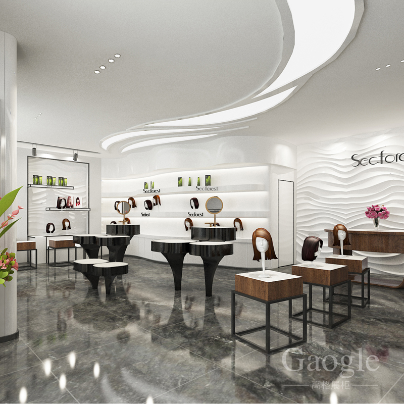 海森假發(fā)展柜