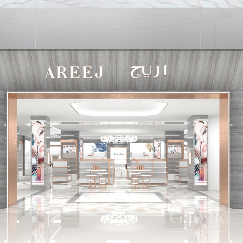 迪拜BRAND化妝品展柜