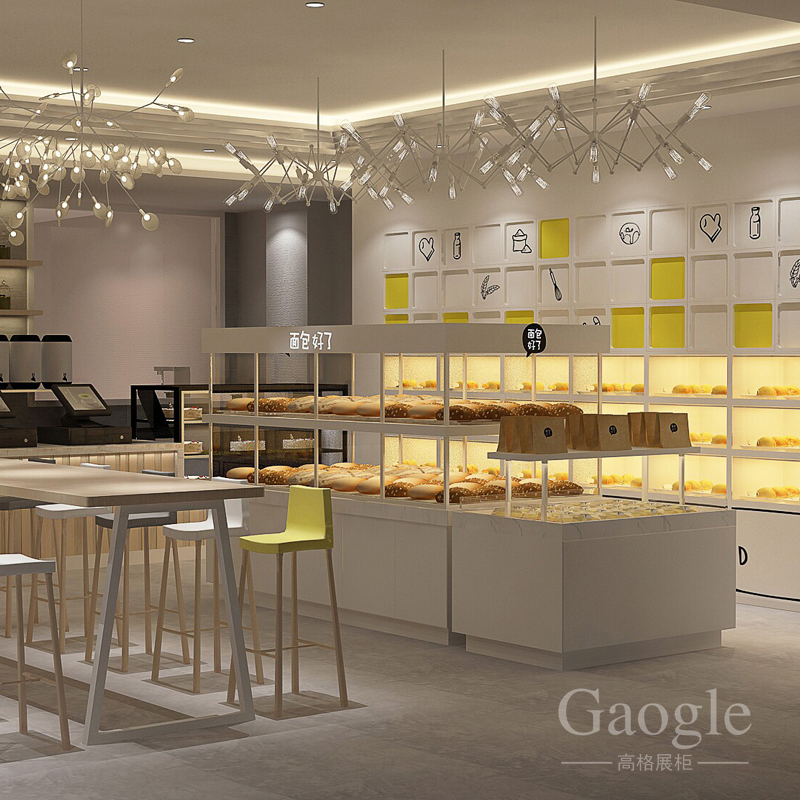 面包好了展柜