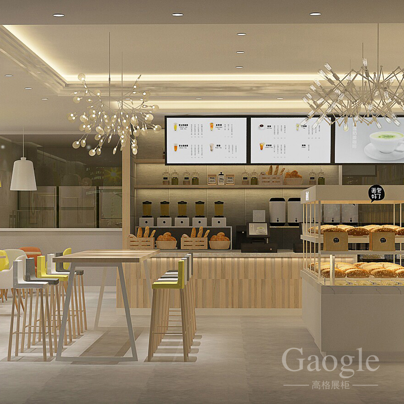 面包好了展柜