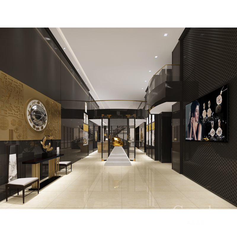 1號金行珠寶展柜