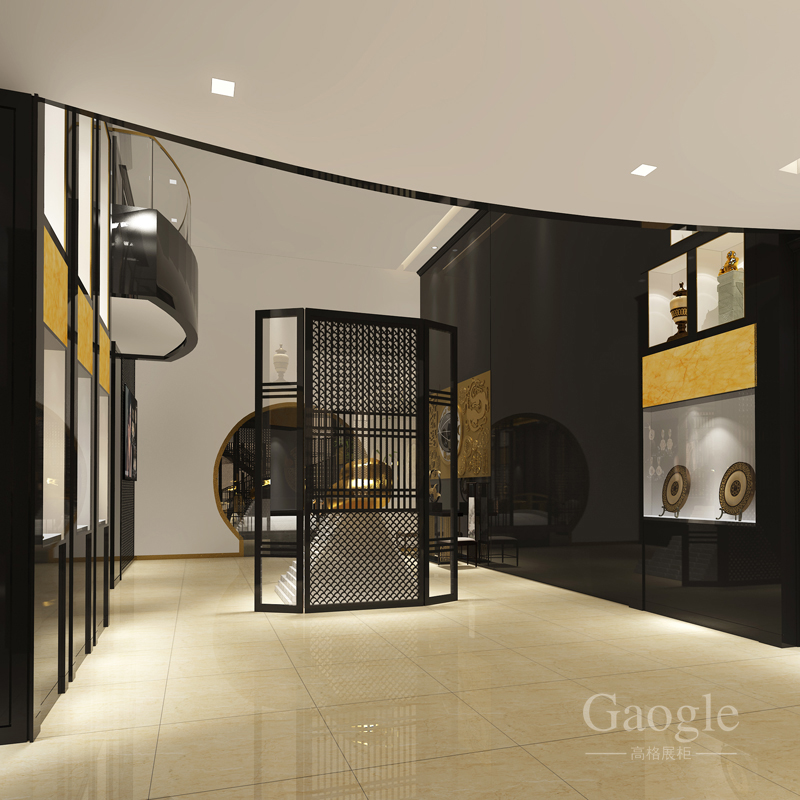 1號金行珠寶展柜