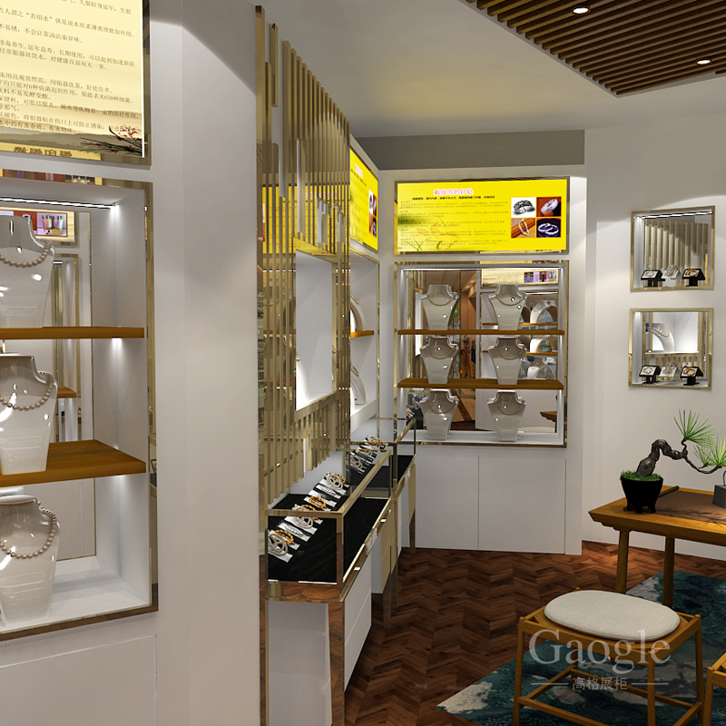 太陽城銀印銀飾展柜